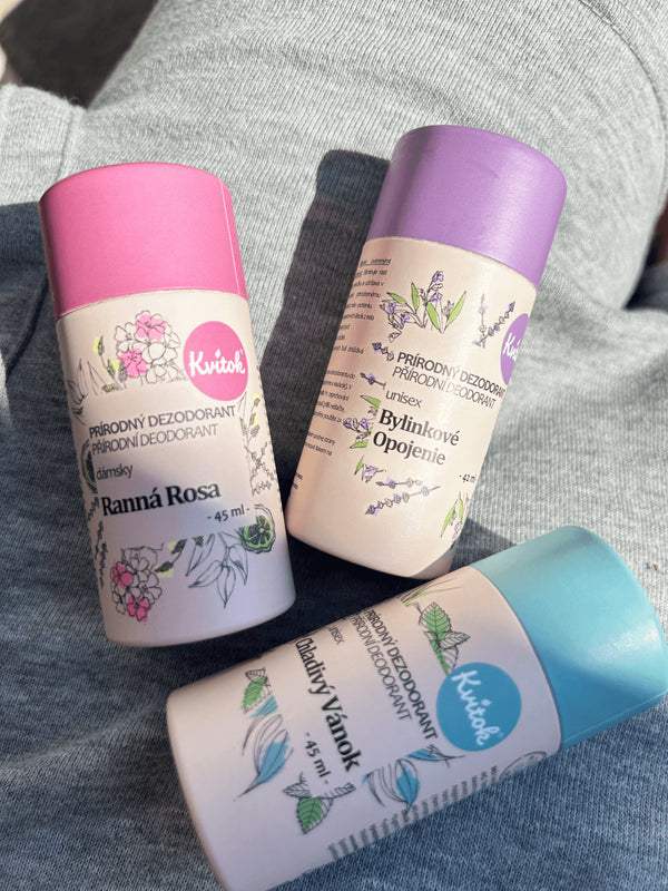 Tuhý dezodorant Kvitok Cool Breeze (42 ml)