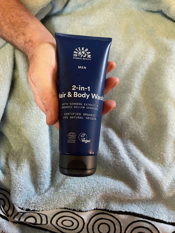 Urtekram Pánský sprchový gel a šampon 2v1 BIO (200 ml)