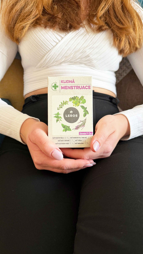 LEROS Bylinný čaj Klidná menstruace - nálev. sáčky (20 x 1,5 g)