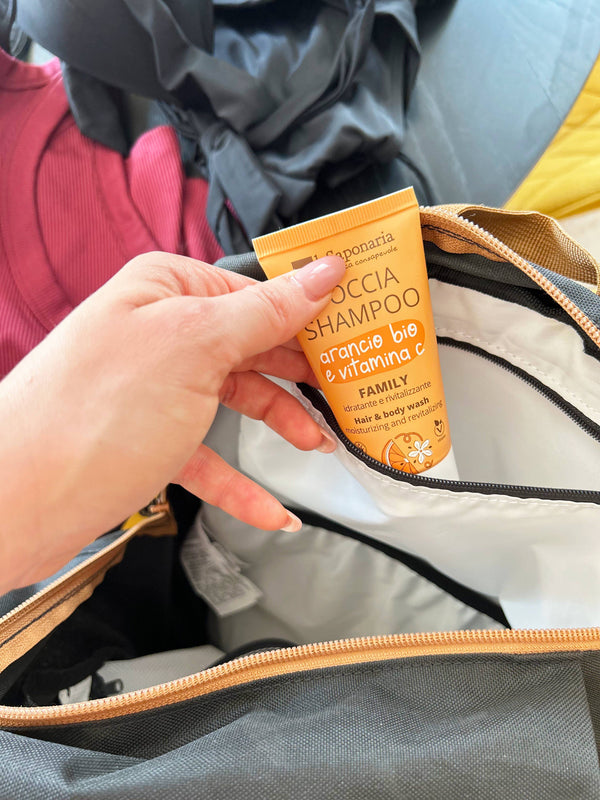 laSaponaria Sprchový gel a šampon 2v1 s BIO pomerančem a vit. C pro celou rodinu