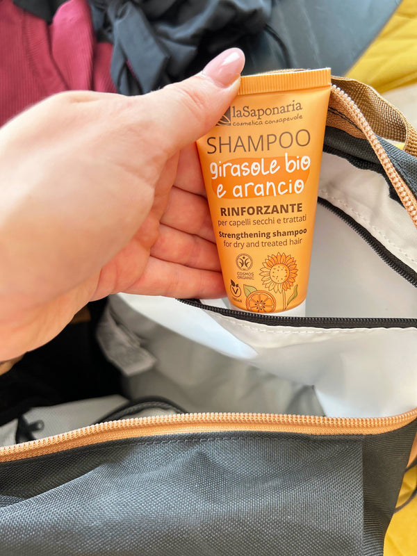 Šampón laSaponaria so slnečnicou a sladkým pomarančom <tc>BIO</tc> (200 ml)