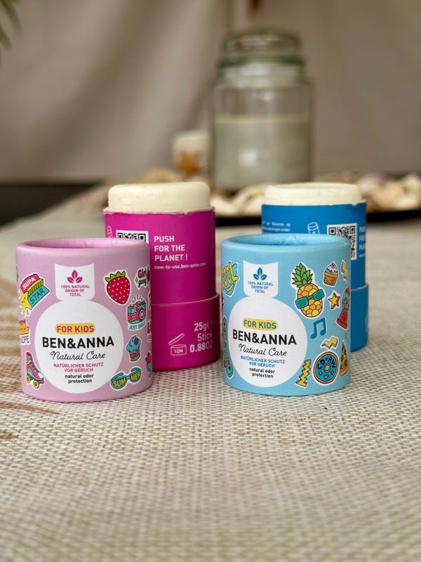 Ben & Anna Tuhý deodorant Kids (25 g) - sladce citrusová vůně