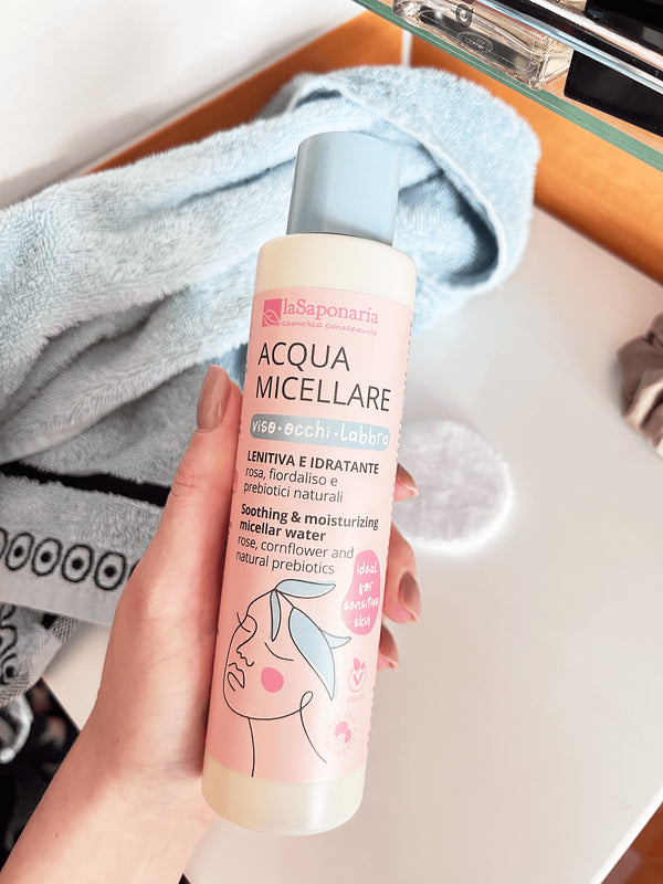 Hydratačná micelárna voda laSaponaria s prebiotikami (200 ml)