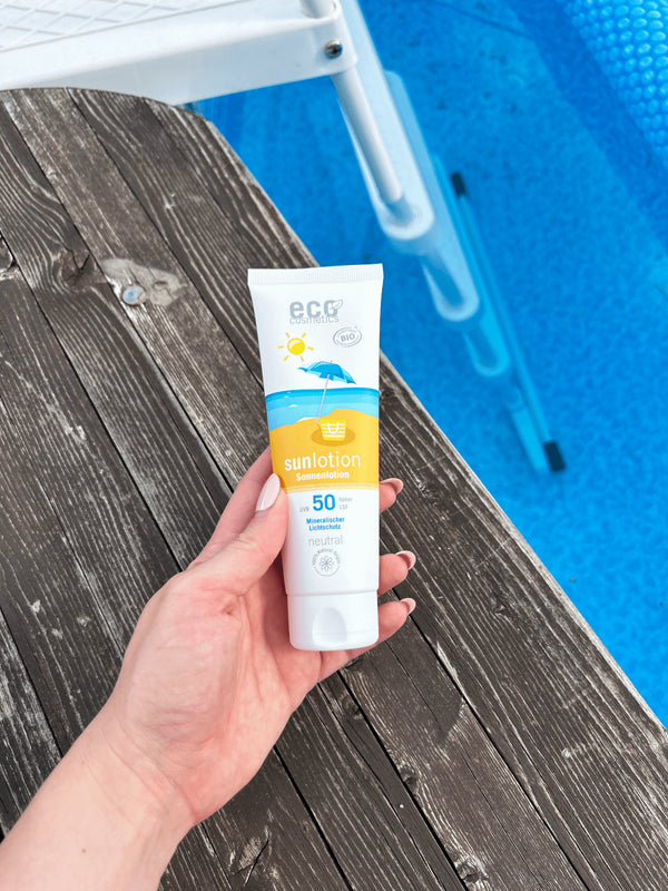 Eco Cosmetics Opalovací mléko Neutral bez parfemace SPF 50 BIO (125 ml)