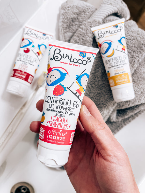 Officina Naturae Detská zubná pasta - jahoda <tc>BIO</tc> (75 ml)