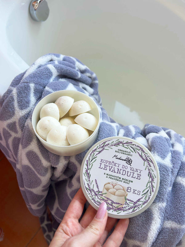 Medarek Kopečky do vany - Levandule (8 ks)