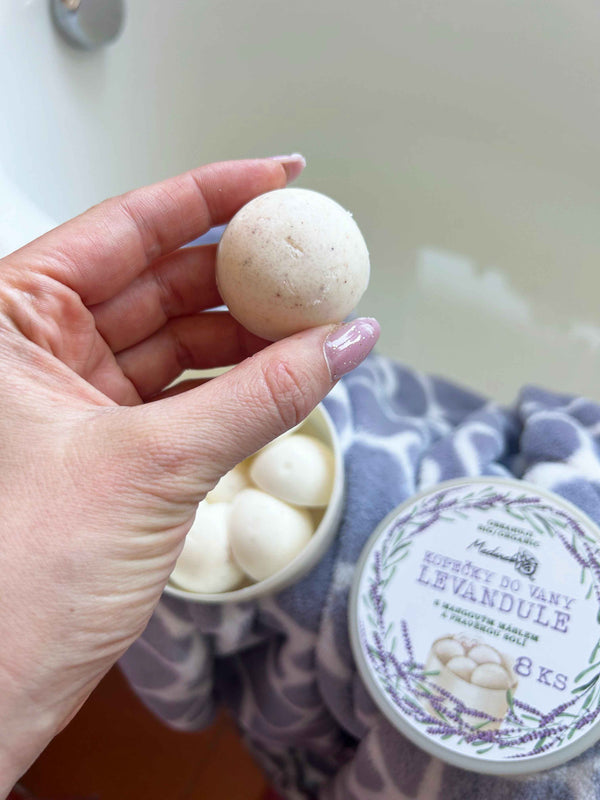 Medarek Kopečky do vany - Levandule (8 ks)