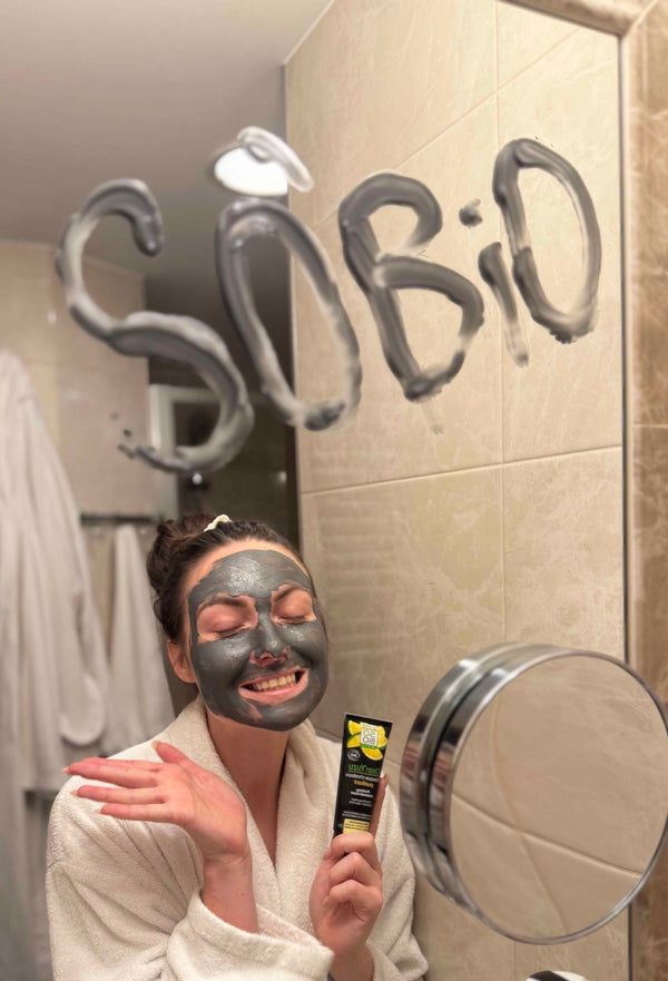 SO’BiO étic Maska pleťová čisticí s aktivním uhlím - Clean Yuzu BIO (75 ml)