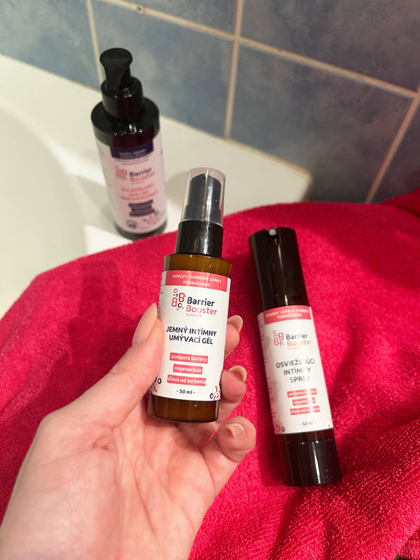 Kvitok Barrier Booster Jemný intimní mycí gel (50 ml)