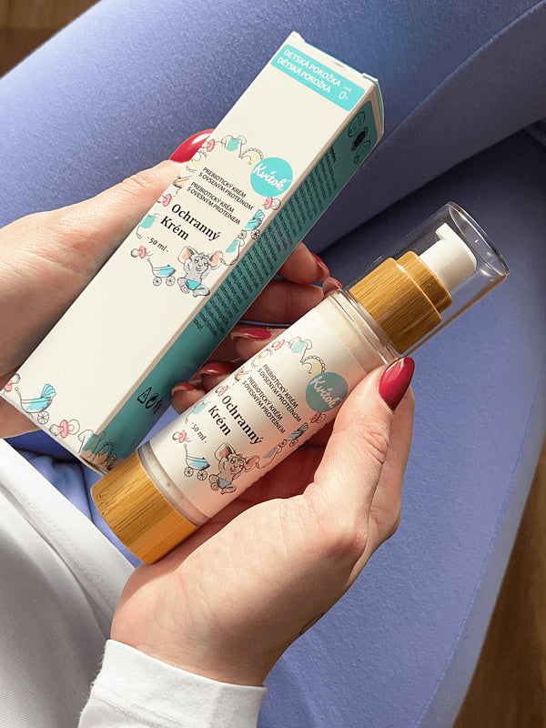Kvitok Dětský prebiotický ochranný krém - celotělový s ovesným proteinem - vzorek (2 ml) - exp. 03/2026