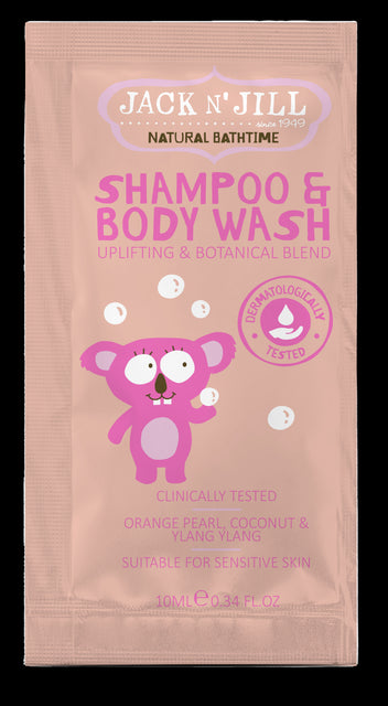 Jack n' Jill Dětský šampon a sprchový gel - vzorek (10 ml)