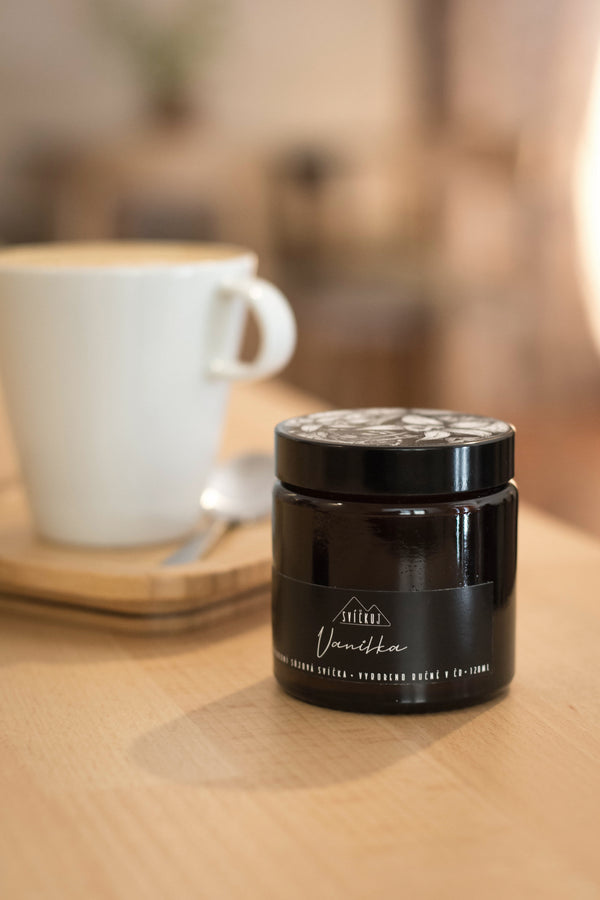 Vonná sviečka - Vanilka (120 ml)