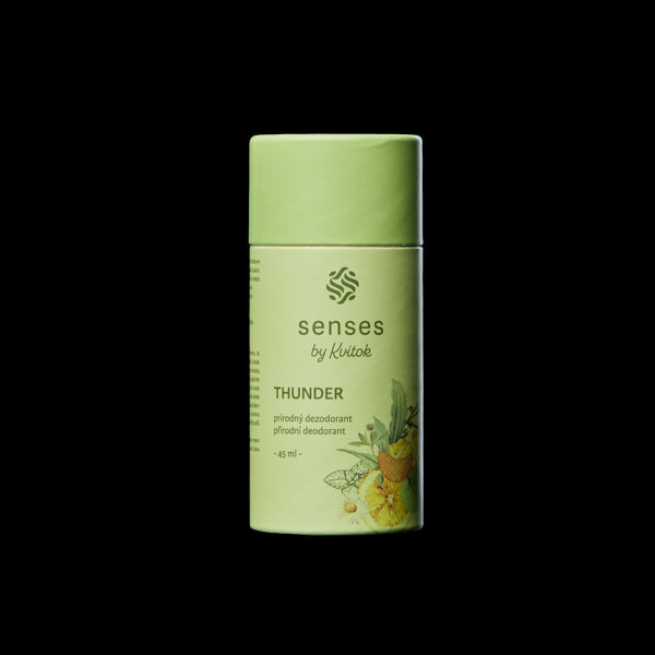 Kvitok Senses tuhý dezodorant Thunder (45 ml)