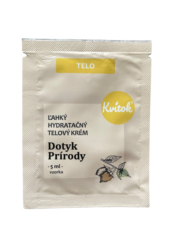 Kvitok Hydratačný telový krém Touch of Nature - Light (100 ml)