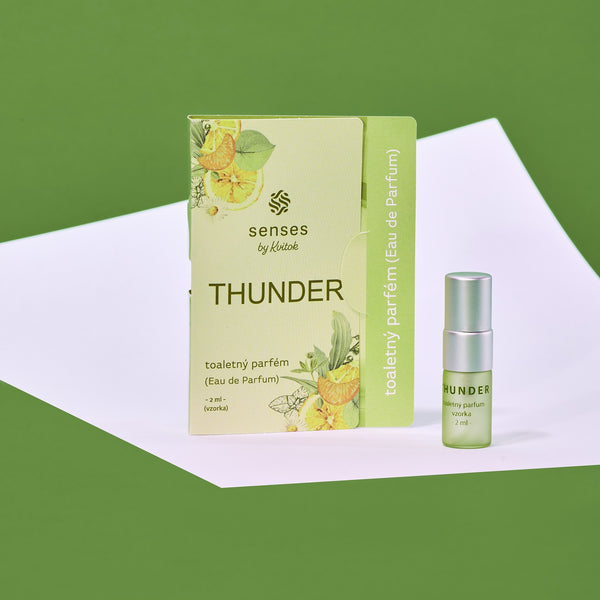 Kvitok Senses Toaletný parfém Thunder - vzorka (2 ml)