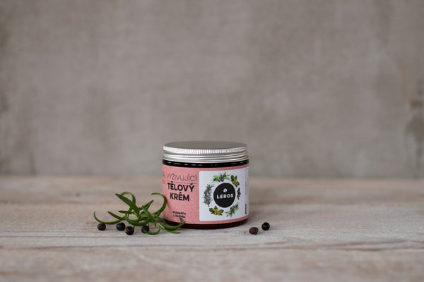 LEROS Vyživující tělový krém BIO (200 ml) - Rozmarýn & jalovec