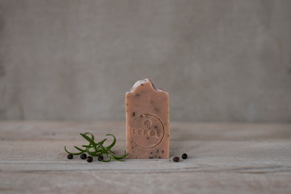 LEROS Vyživující mýdlo (90 g) - Rozmarýn & jalovec