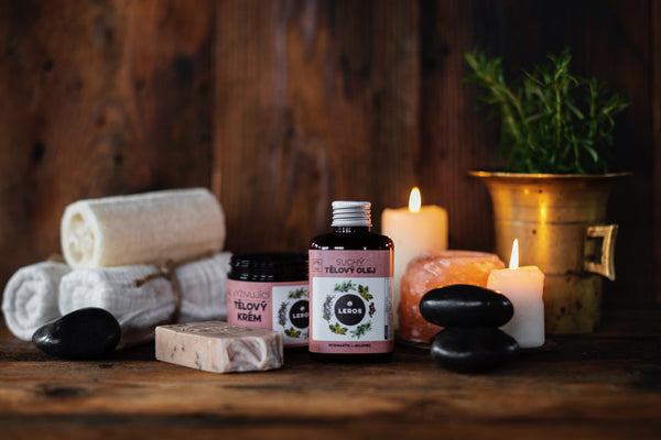 LEROS Suchý tělový olej BIO (100 ml) - Rozmarýn & jalovec