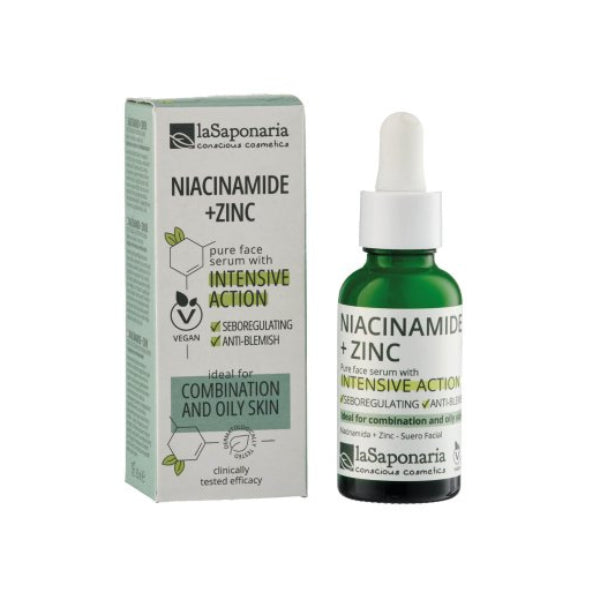 laSaponaria Pleťové sérum - Niacinamid + Zinek (30 ml)