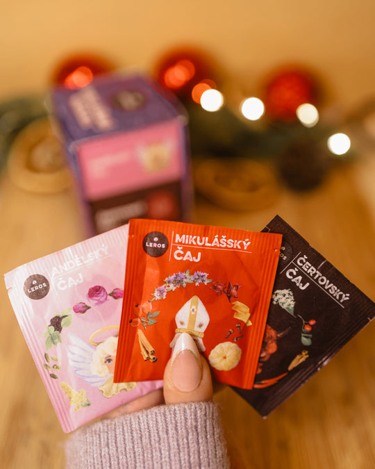 LEROS Kolekce adventních čajů Mikulášská nadílka (3 x 7 nálev. sáčků)