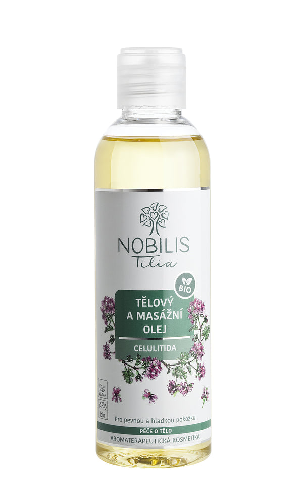 Nobilis Tilia telový a masážny olej proti celulitíde <tc>BIO</tc> (200 ml)