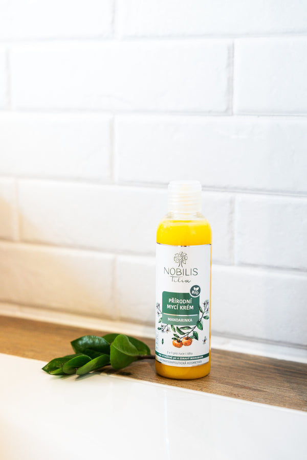 Nobilis Tilia Mandarinkový mycí krém na ruce i tělo BIO (200 ml)