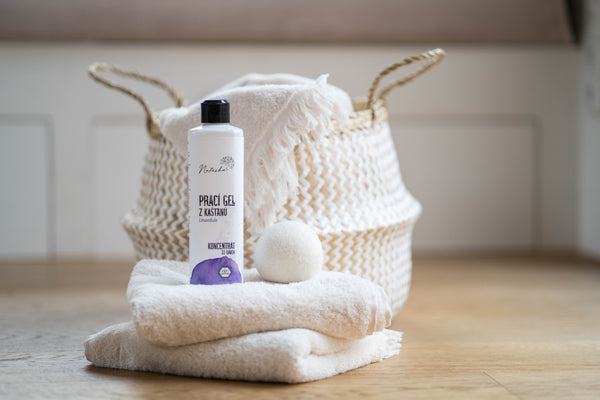 Natasha Prací gel z kaštanů Levandule - koncentrát