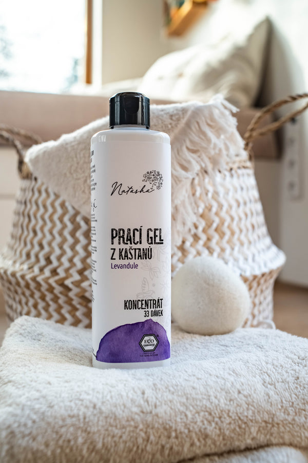Natasha Prací gel z kaštanů Levandule - koncentrát