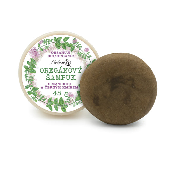 Medarek Oregánový šampuk s manukou a kmínem (45 g)