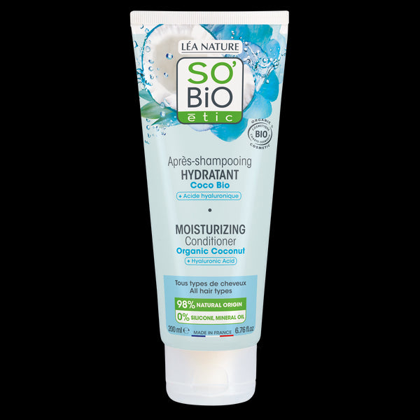 SO’BiO étic Kondicionér hydratační kokos a kyselina hyaluronová BIO (200 ml)