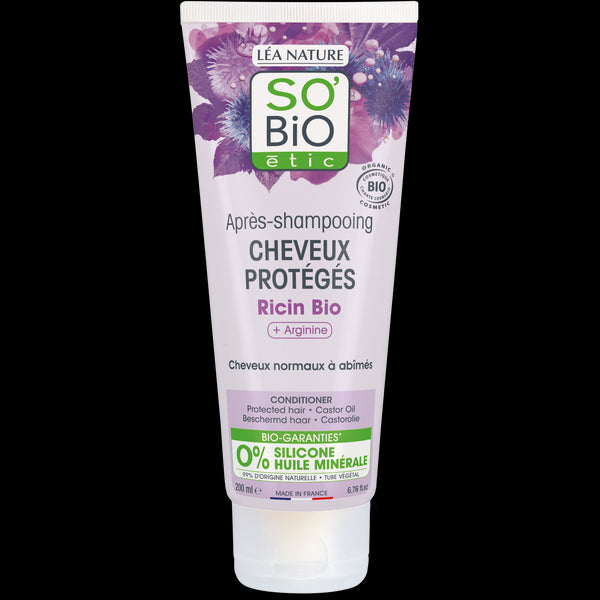 SO’BiO étic Kondicionér ochranný s ricinem a argininem BIO (200 ml)