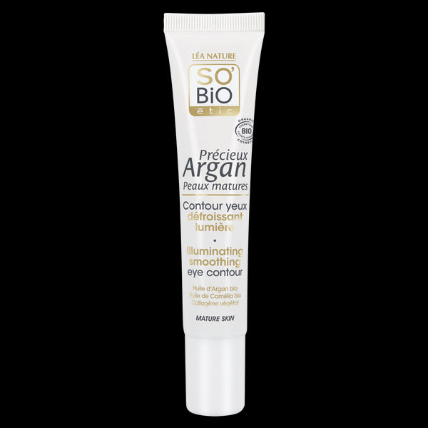 SO’BiO étic Anti-Age Precieux Argan Péče o oční okolí vyhlazující GOLD BIO (15 ml)