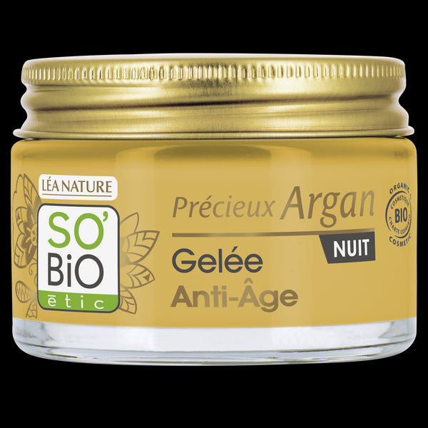 SO’BiO étic Anti-age Precieux Argan Gel noční BIO (50 ml)
