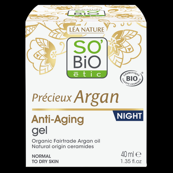 SO’BiO étic Anti-age Precieux Argan Gel noční BIO (50 ml)