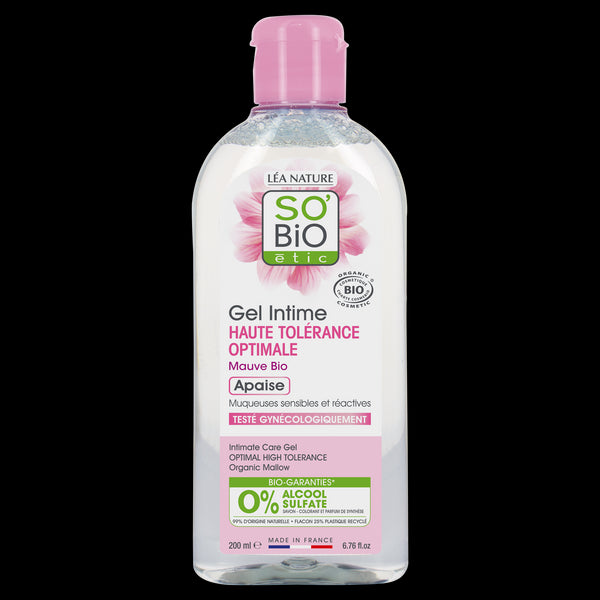 SO’BiO étic Gel mycí pro intimní hygienu hypoalergenní BIO (200 ml)