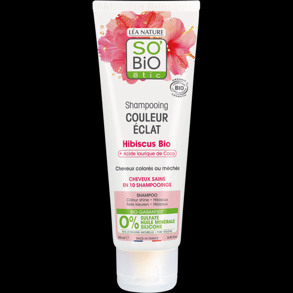 SO’BiO étic Šampon pro barvené a melírované vlasy s ibiškem BIO (250 ml)