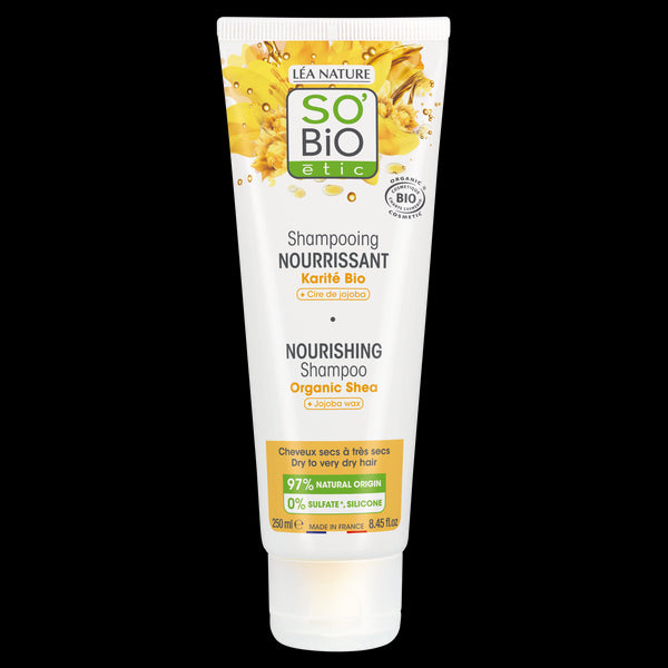 SO’BiO étic Šampon jemný výživný s karité a arganovými ceramidy BIO (250 ml)