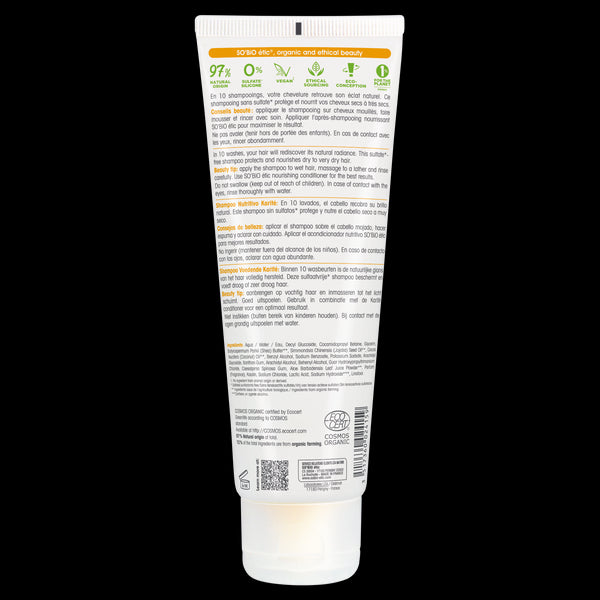 SO’BiO étic Šampon jemný výživný s karité a arganovými ceramidy BIO (250 ml)