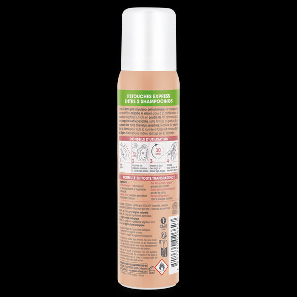 SO’BiO étic Jemný suchý šampon ve spreji pro citlivou pokožku hlavy BIO (100 ml)