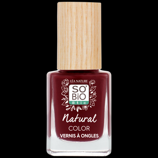 SO’BiO étic Lak na nehty - 15 svůdná červená (11 ml)