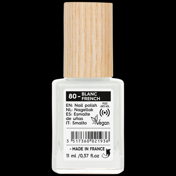 SO’BiO étic Lak na nehty - 80 francouzská bílá (11 ml)