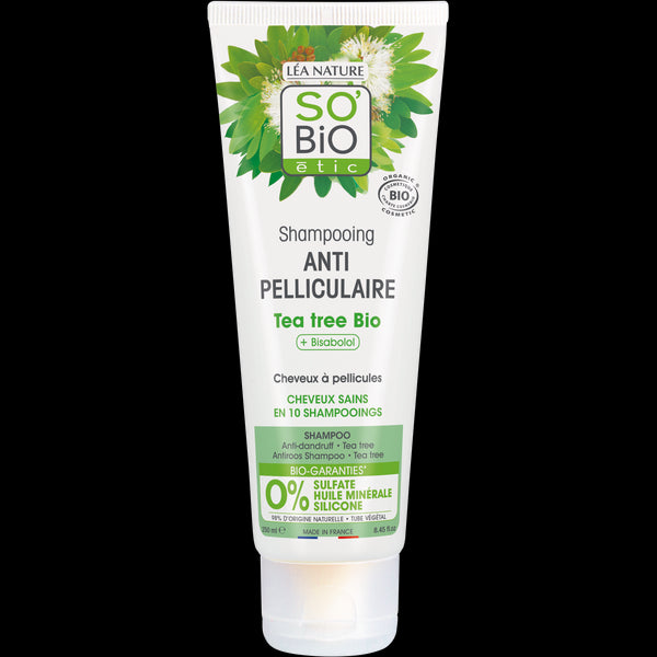 SO’BiO étic Šampon proti lupům s tea tree a bisabololem BIO (250 ml)