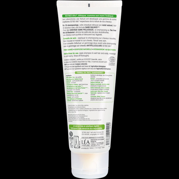 SO’BiO étic Šampon proti lupům s tea tree a bisabololem BIO (250 ml)