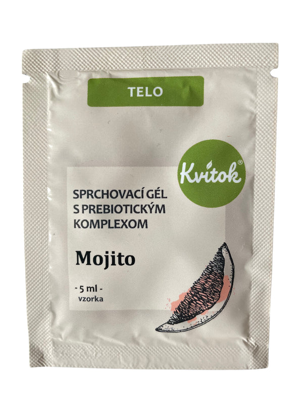 Kvitok Jemný sprchový gél s prebiotickým komplexom Mojito (100 ml)