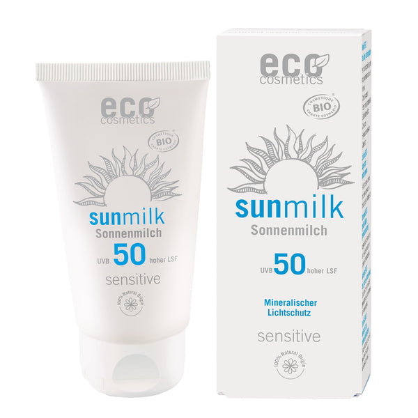 Eco Cosmetics Opalovací mléko SPF 50 Sensitive BIO (75 ml)