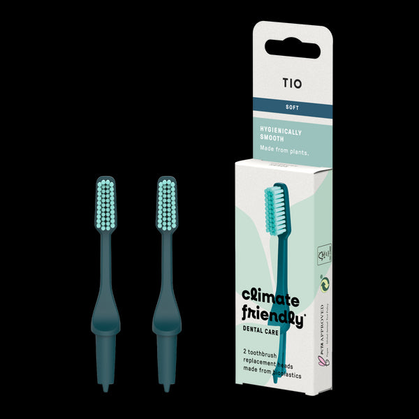 TIO TIOBRUSH Náhradné hlavice na zubnú kefku (mäkké) - Living Ocean - 2 ks