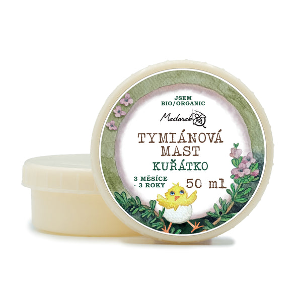 Medarek Tymiánová mast pro děti od 3 měsíců do 3 let - Kuřátko (50 ml)