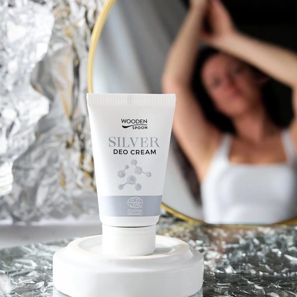Wooden Spoon Krémový deodorant s mikrostříbrem a aplikátorem BIO (40 ml)