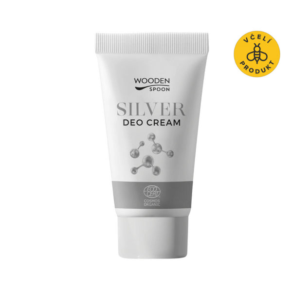Wooden Spoon Krémový deodorant s mikrostříbrem a aplikátorem BIO (40 ml)
