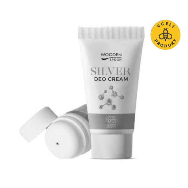 Wooden Spoon Krémový deodorant s mikrostříbrem a aplikátorem BIO (40 ml)